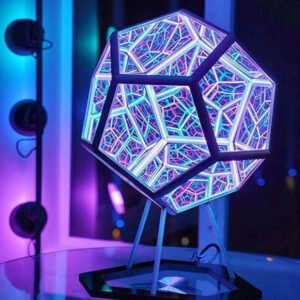 Infinite Star Dodecahedron Light Creative Night Lamp for Cosmic Ambiance (5)