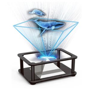 Universal Mini 3D Hologram Pyramid - Futuristic Display Magic for Your Devices (6)