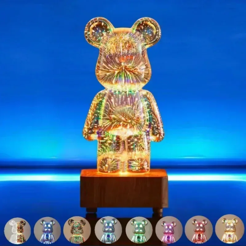 LED 3D Celestial Bear Night Light USB Projector – Enchanting Space-Themed Lighting 7 LED 3D Celestial Bear Night Light USB Projector – Enchanting Space-Themed Lighting - Image 7